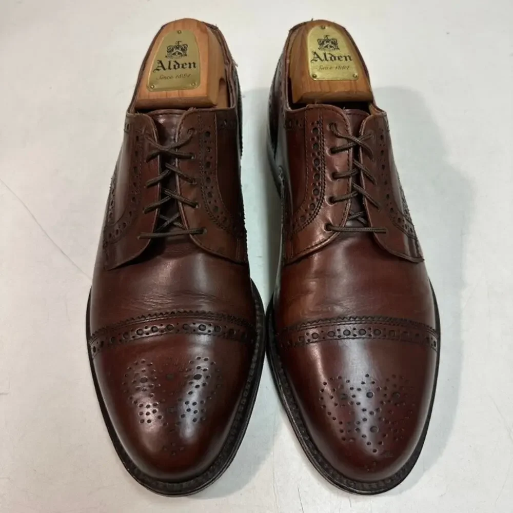 VGUC Rancourt & Co. x Cole Haan Oxford Wingtip Cap Toe Made in Maine USA 8.5